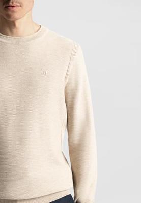 Dstrezzed heren trui creme