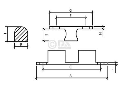 Kogelsnapslot mess.60x11mm