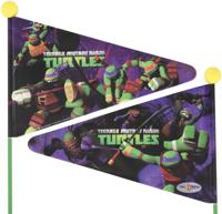 BIKE FASHION veiligheidsvlag safety flag ninja turtles - thumbnail