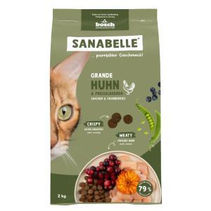 Sanabelle Grande met kip en cranberries kattenvoer 2 x 8 kg