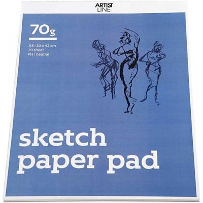 Creativ Company schetsblok wit a3 70gr, 70 vellen