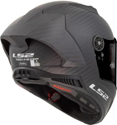 LS2 integralhelm "ff805 thunder carbon gp aero" helmet thunder gp aer black matt gr. m LS2 integralhelm "ff805 thunder carbon gp aero" helmet thunder gp aer black matt gr. m