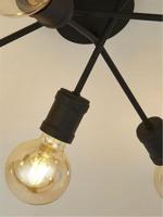 Searchlight PlafondlampDance spider - 45201-6BK - thumbnail