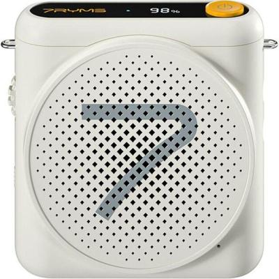 7Ryms Presentatie-speaker met draadloze headset - wit