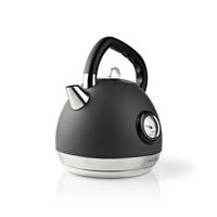Nedis Waterkoker 1.8 L Soft-touch Grijs Temperatuurindicator 360 Graden Draaibaar - thumbnail