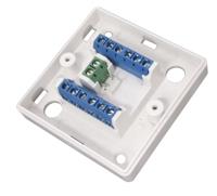 ABUS VT5101W Aufputz-Schraub-Verteiler 12-polig weiss VT5101W Alarmverdeler - thumbnail