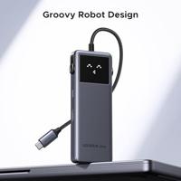 UGREEN CM888 6-in-1 USB-C dockingstation USB-C Power Delivery, Geïntegreerd display - thumbnail