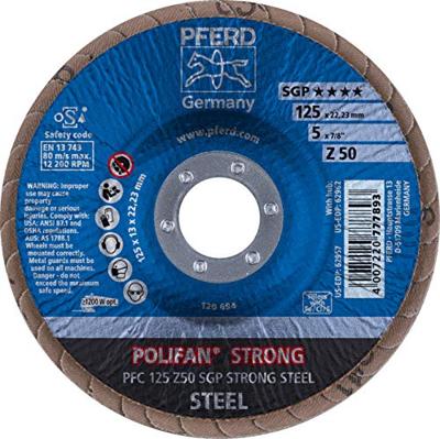 PFERD TOOLS 67788125 Z Sgp Strong Steel Lamellenschijf Diameter 125 mm Korrelgrootte (num) 50 10 stuk(s)