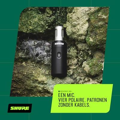 Shure MoveMic 88+ draadloze stereomicrofoon voor smartphone - thumbnail