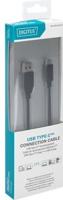 DIGITUS - USB-kabel - USB type A (M) naar USB-C (M) - USB 3.1 - 1 m - gevormd - zwart - thumbnail