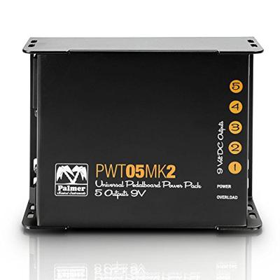 Palmer PWT 05 MK2 universele effectpedaal voeding met 5 uitgangen Palmer PWT 05 MK2 universele effectpedaal voeding met 5 uitgangen