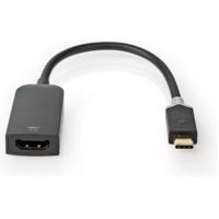 Nedis USB-C-adapterkabel | Type-C Male - HDMI Output | 0,2 m | Antraciet - thumbnail