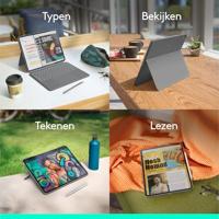 Logitech Combo Touch QWERTY US International Smart Connector Grijs - thumbnail