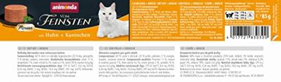 ANIMONDA Vom Feinsten Mousse Chicken and rabbit - nat kattenvoer - 85g