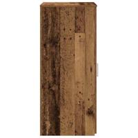 Opbergkast 50x45x103,5 cm bewerkt hout oud houtkleurig - thumbnail