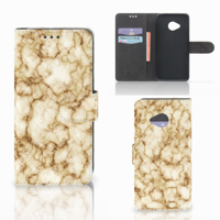 HTC U11 Life Bookcase Marmer Goud - thumbnail