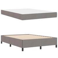 Boxspring bed Taupe en Zwart 140 x 190 cm - thumbnail