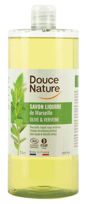 Douce Nature Zeep Marseille vloeibaar ijzerkruid/verbena bio 1 Liter