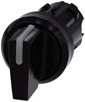Siemens 3SU10022BL100AA0 3SU1002-2BL10-0AA0 Knevelschakelaar Knevel Zwart 2 x 45 ° 1 stuk(s) - thumbnail