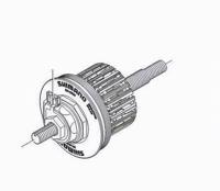 Shimano binnenwerk Nexus DH 2N35 140 mm zwart - thumbnail