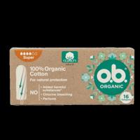 OB Tampons organic super 16 Stuks - thumbnail