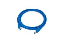 Gembird CCP-USB3-AMAF-6 High End USB 3.0 Verlengkabel USB A male naar USB A koppeling 1,8 m Blauw - thumbnail