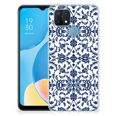 OPPO A15 | TPU Case | Flower Blue OPPO A15 | TPU Case | Flower Blue