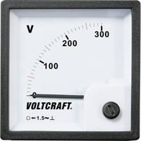 VOLTCRAFT AM-72x72/300V AM-72x72/300V Analoge inbouwmeter AM-72x72/300 V 300 V Draaispoel - thumbnail