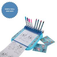 Sambro Stitch tekenbord met rol kleurset, 12dlg. - thumbnail