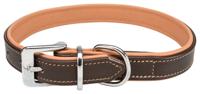 TRIXIE HALSBAND HOND ACTIVE COMFORT LEER BRUIN / LICHTBRUIN 39-46X2,5 CM - thumbnail