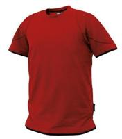 DASSY t-shirt kinetic rood/zwart l - thumbnail