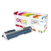 Tonercartridge OWA alternatief tbv HP CE311A blauw - thumbnail