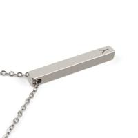 Bar ketting met naam - Zilver - thumbnail