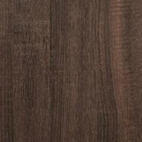 3-delige Badkamermeubelset bewerkt hout bruin eikenkleur - thumbnail