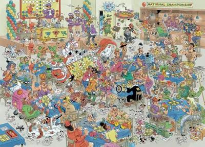 Jumbo Jan van Haasteren NK mens erger je niet 1000 stukjes