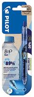 Gelschrijver PILOT Begreen B2P medium blauw blister à 1 stuk - thumbnail