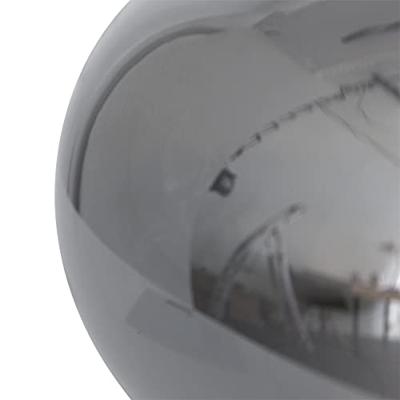 Steinhauer Glazen tafellampReflexion 22cm zwart met smoke glas - 2681ZW