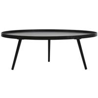 Woood Mesa bijzettafel Ø100 cm Zwart - thumbnail