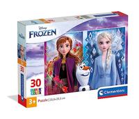 Clementoni legpuzzel super color frozen ii, 30st. - thumbnail