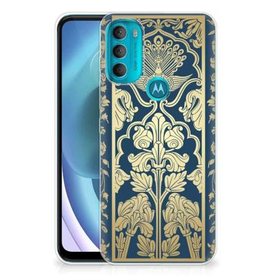 Motorola Moto G71 5G | TPU Case | Beige Flowers Motorola Moto G71 5G | TPU Case | Beige Flowers