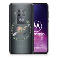 Motorola One Zoom Telefoonhoesje met Naam Boho Dreams - thumbnail