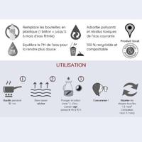 Binchotan Actieve Houtskool Waterfilter - thumbnail