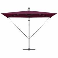 Cantilever Banana Parasol Bordeauxrood 294 x 200 x 254 cm - thumbnail