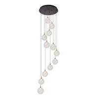 Lucide GISELA - Hanglamp - Ø 61 cm - LED Dimb. - 12x3,5W 2700K - Transparant | Premium - thumbnail
