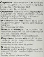 Spaghetti tarwe quinoa knoflook peterselie bio 500 Gram - thumbnail