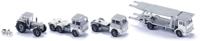 WIKING miniatuurvoertuigenset Lepoix 1:87 grijs 5 delig - thumbnail