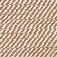 Wasmand 60x36 cm katoen bruin en wit - thumbnail