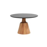 Eettafel Home ESPRIT Zwart Natuurlijk Marmer Acacia 115 x 115 x 76 cm - thumbnail