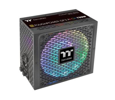 Thermaltake toughpower gf3 argb gen 5 eu modulaire 750 watt voeding (zwart, 4x pcie)