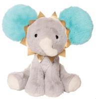 Manhattan Toy knuffel olifant Brights junior 26,7 cm pluche grijs - thumbnail